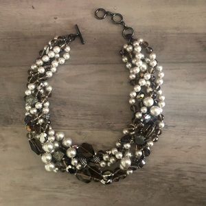Stella & Dot multi strand statement necklace